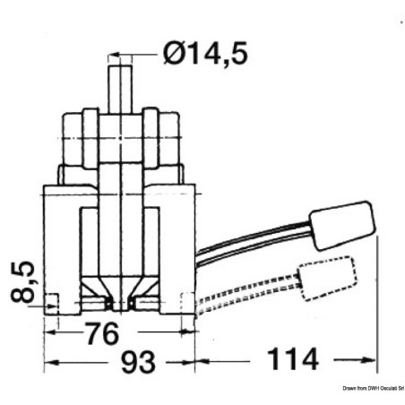 Pompe à pied double effet pour évier et lavabo
