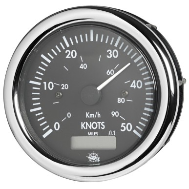 Speedomètre Guardian 0-50 nœuds compt. milles 12V | EAN 8033137116063 Ref 27.425.01