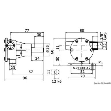 Pompe type NAUCO FPM005| EAN 8033137094170 Ref 16.035.00