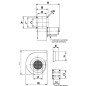 
Ventilateur centrifuge 24 V 550 W 28 A LD 
