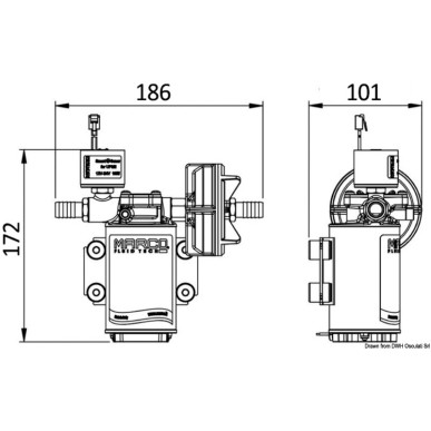 Autoclave autom.contrôle électr.Marco 2,5bar 15l/m | EAN 8033137094514 Ref 16.081.03