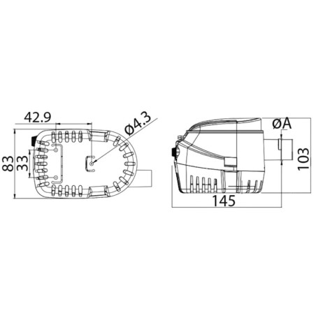 
Pompe automatique Europump II G1100 24 V 
