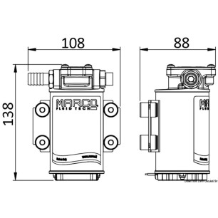 
Electropompe pour huile transv./changement 12 V 
