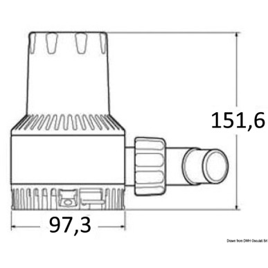Pompe de fond de cale Attwood Heavy Duty 12 V 6,6 A | EAN 8033137096020 Ref 16.505.12