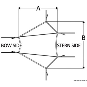 
Extension bimini avant pout T-Top 200/275 cm 
