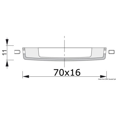 Lumière de courtoisie LED FORESTI E SUARDI Andromeda sans encastrement | EAN 8033137084805 Ref 13.482.31