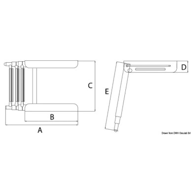 Echelle télescopique 3 marches p. 40.472.01 | EAN 8033137150616 Ref 48.472.30