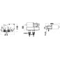 
Moteur pour bras et brosses 24 V 70 W 
