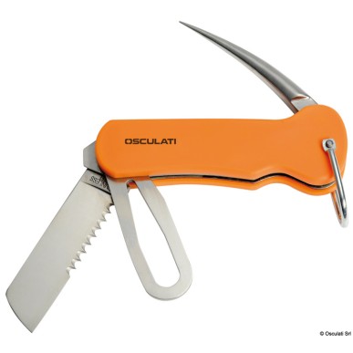 Couteau inox + poignée plastique voile| EAN 8033137081927 Ref 10.285.11