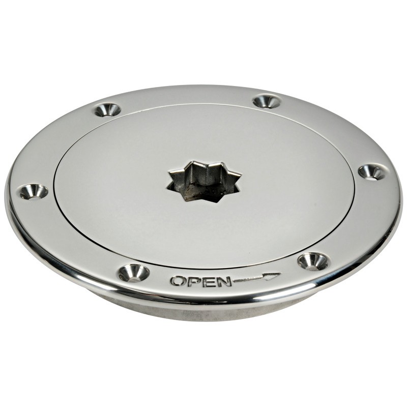 Trappe d'inspection AISI 316 Ø185 mm passage 120 mm
