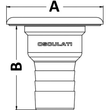 Bouchon de nable Clever protect.moulée Ø38mm WATER | EAN 8033137110658 Ref 20.463.02
