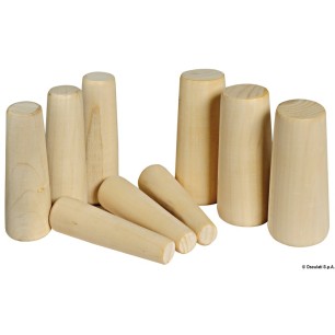 
Jeu de 10 cônes en bois de securité de 8  38 mm 

