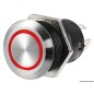 
Interrupteur FLAT inox (ON)-OFF 12 V blanc 
