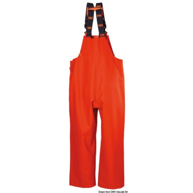 HH Storm Rain salopette BIB orange/noir XXL | EAN 8033137208690 Ref 24.501.15