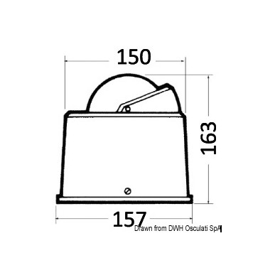 Compas 4" RIVIERA BU4 | EAN 8033137114687 Ref 25.023.00