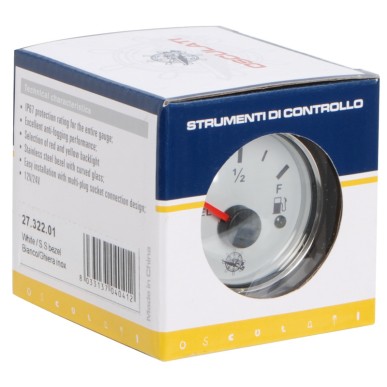 Jauge de carburant 10/190 ohm noir/noir | EAN 8033137048166 Ref 27.320.00
