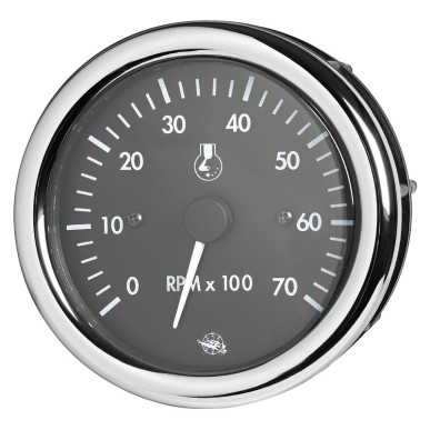 Compte-tours Guardian 2/4 temps noir 12 V | EAN 8033137116032 Ref 27.421.01