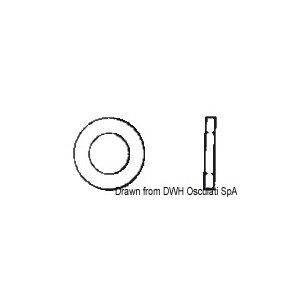 Rondelle plate large 6x18 AISI 304 ROND6X18| EAN 8033137177415 Ref A2-9021A-06X018