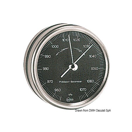 
Horloge au quartz Barigo Orion cadran argenté 
