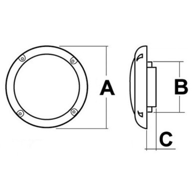 Paire d'enceintes stéréo deux voies, version Slim, profondeur 23 mm| EAN 8033137047015 Ref 29.721.98