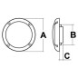 
Couple enceintes deux voies 150 mm 60 W blanc 
