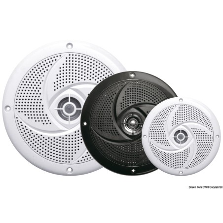 
Enceintes double cône ultra slim 5,25" - blanc 
