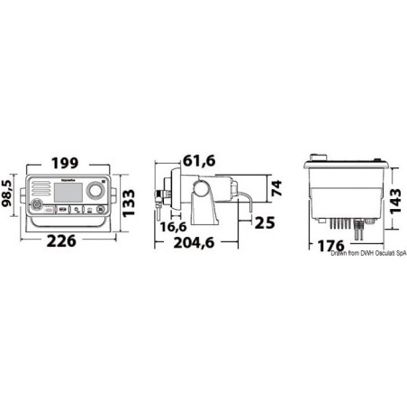 
Câble rallonge Raymarine pour Raymic 10 m 
