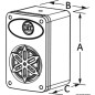 
Haut-parleurs 2 voies p.intérieur 3" - 2x80W noir 
