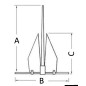 Ancre Fortress démontable 21,2 kg