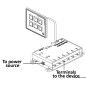 
Panneau électronique touch-control 10interrupteurs 
