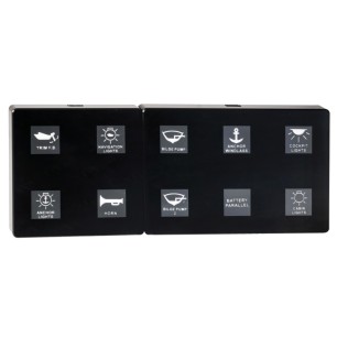 
Panneau électrique tactile 6 interrupteurs 
