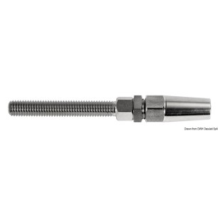 
Terminal inox pour ridoirs Ø 4 mm 
