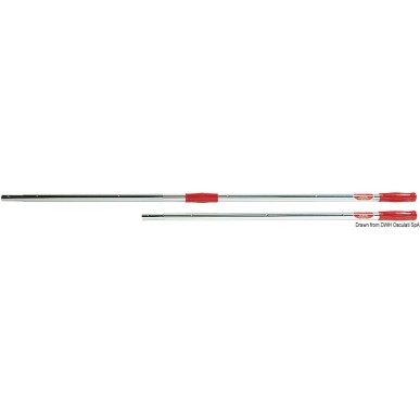 Manche télescopique aluminium 109/183 cm | EAN 703485408339 Ref 36.833.00