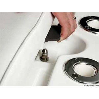 Fermeture verticale escamotable blanc | EAN 8033137211676 Ref 38.109.01