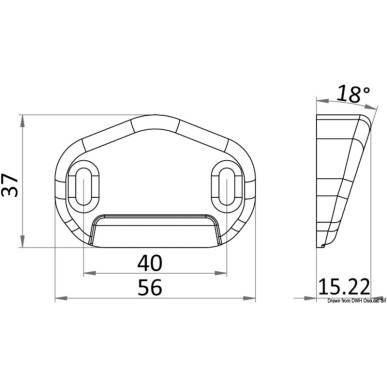 Arrêt de porte magnétique fil | EAN 8033137226298 Ref 38.155.80