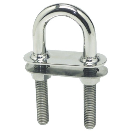 
Cavalier U raccord conique inox poli mi 200x15,8mm 
