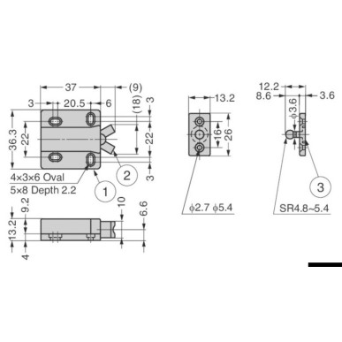 Loquet d'arret non magnétique SUGATSUNE Ref 38.194.01