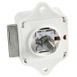 
Déclic  bouton MEDIUM blanc 
