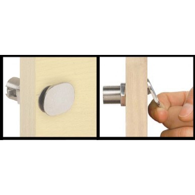 Fermeture Flush Lock ovale type A magnétique | EAN 8033137192333 Ref 38.179.45