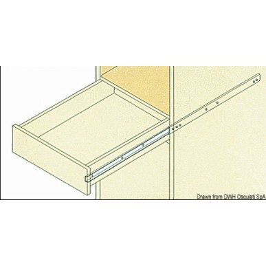 Coulisseau inox 397 mm | EAN 8033137128363 Ref 38.272.16