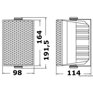Paire d'enceintes stéréo 2 voies série CABINET extérieur/ intérieur| EAN 8033137118845 Ref 29.730.11