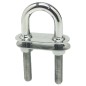 
Cavalier U raccord conique inox poli mir 100x9,5mm 
