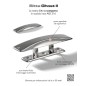 
Bitte escamotable Ghost II 160 mm inox poli 
