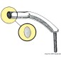 
Main-courante ovalisée AISI316 vis au dehors 220mm 
