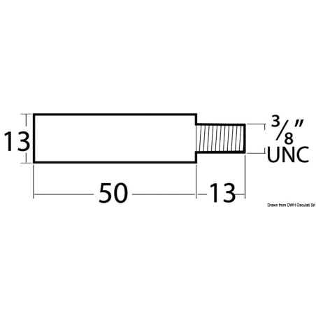 
Anode collier 13x50 mm 
