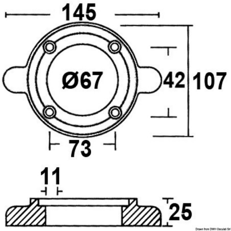 
Anode collier p. Sail Drive 
