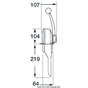 
Boîtier mono-levier UFLEX monomoteur 
