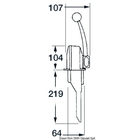 
Boîtier mono-levier UFLEX monomoteur 

