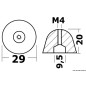 
Anode Bow Truster Ø 29 x 20 mm 
