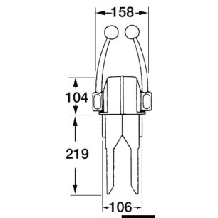 
Boîtier mono-levier UFLEX bimoteur 

